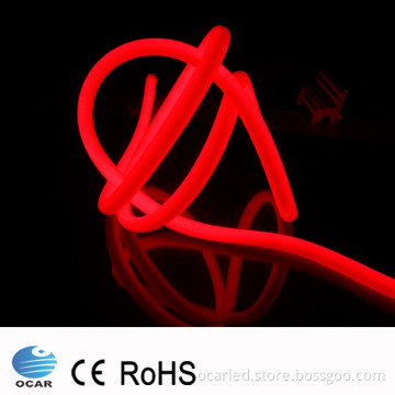 360 degree round led neon flex rope light
